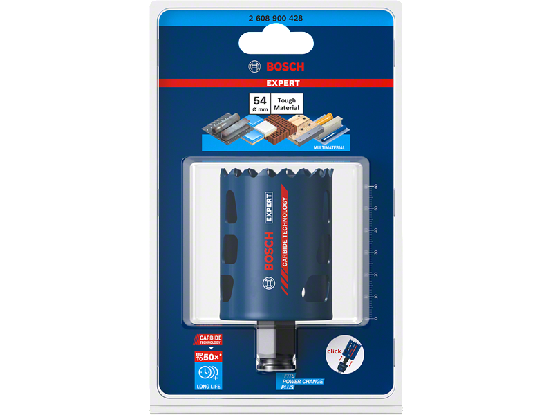 Žaga za izrezovanje lukenj Bosch EXPERT Multi Material Power Change Plus, 2608900428
